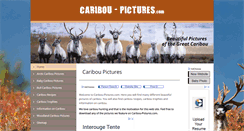 Desktop Screenshot of caribou-pictures.com
